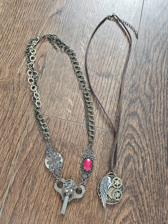 None Jewelry - Steampunk-Inspired Necklaces